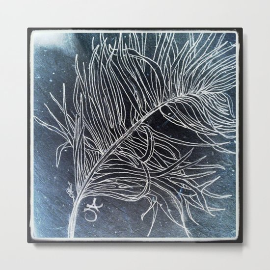Palm Leaf Earth Day and Easter Metal Print