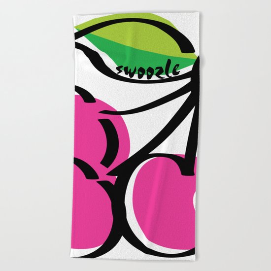 Cherry Swoozle Beach Towel