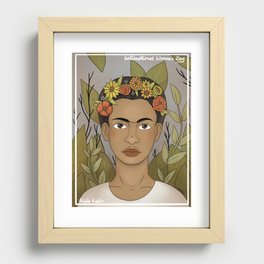 Frida Kahlo Recessed Framed Print