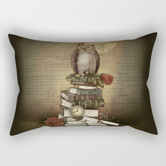 The Bibliophile - (the lover of books) Rectangular Pillow