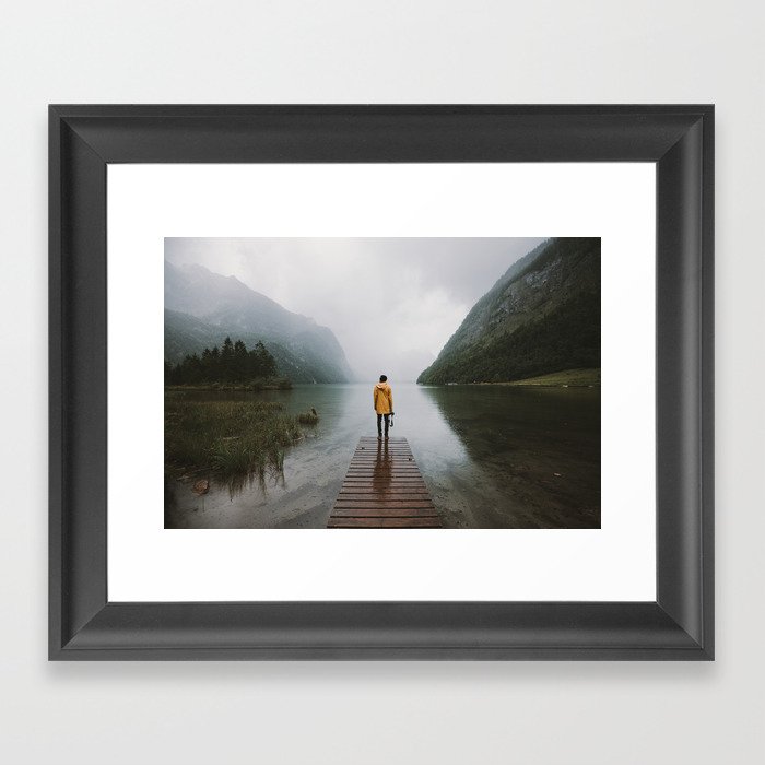 Mountain Lake Vibes - Landscape Photography Framed Art Print