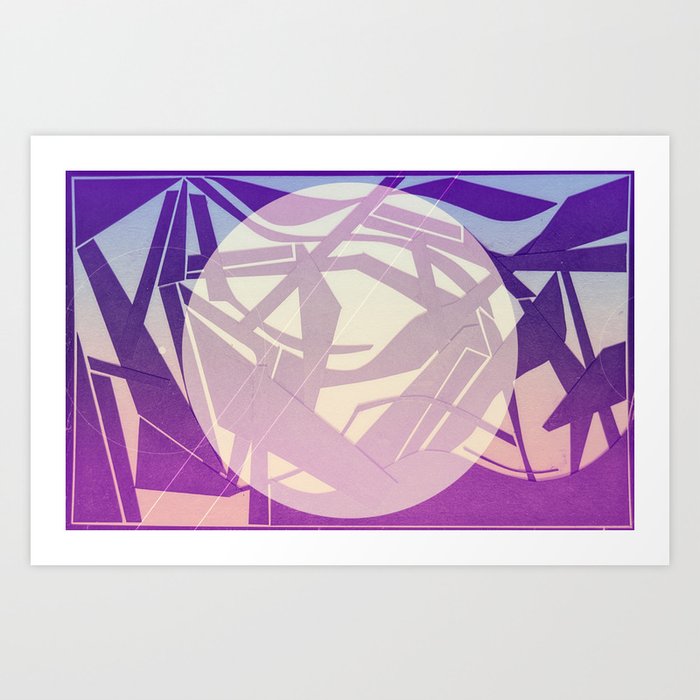 Moon Over My Aime Art Print