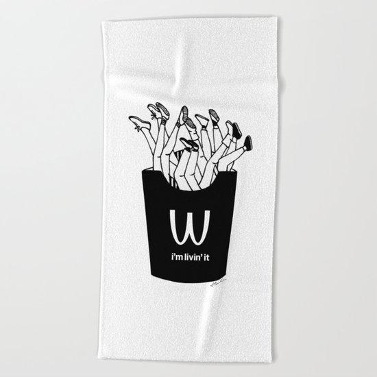 I'm Livin'it Beach Towel