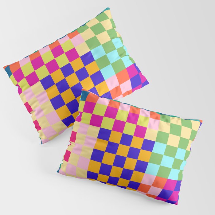 Cheerful Checks // Multi Pillow Sham