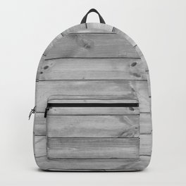 gray distressed stained painted wood board wall Backpack