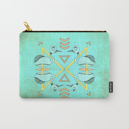 Aztec swan Carry-All Pouch