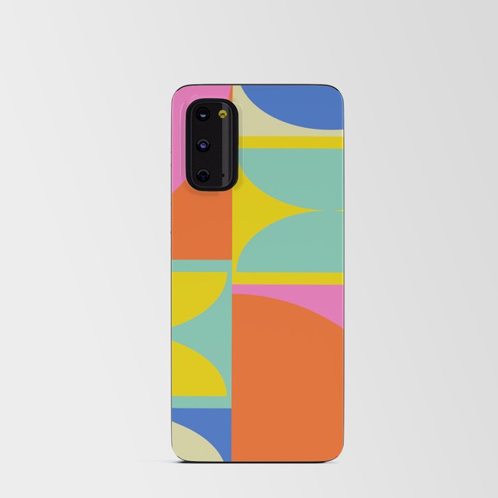 Simple Colorful Shapes Design Android Card Case