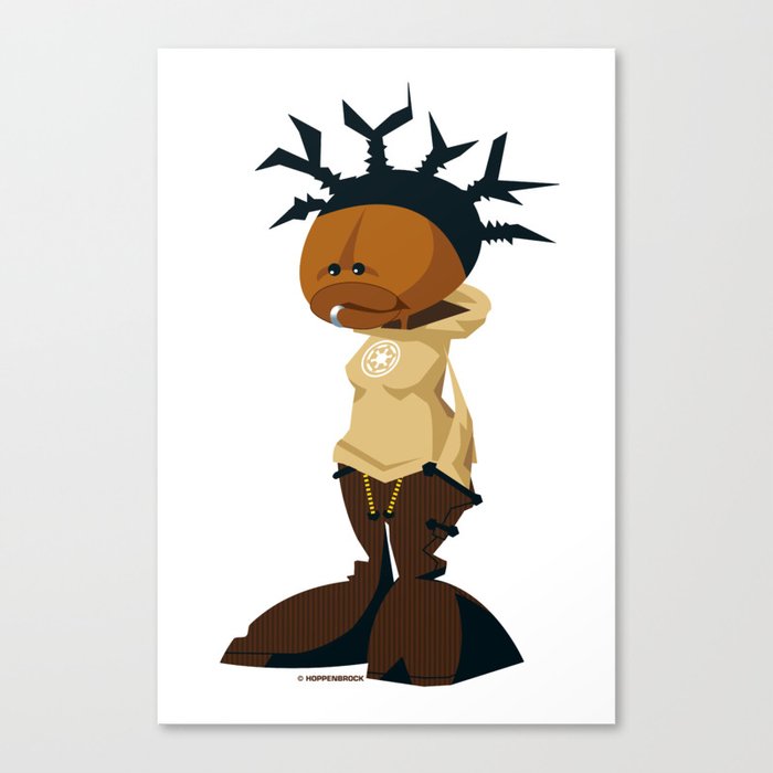 Pictoplasma Girl Canvas Print