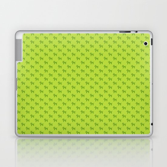 Dogs-Green Laptop & iPad Skin