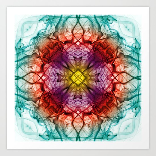 Smoke Art 70 Art Print