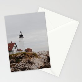 Maine lighthouse Stationery Cards