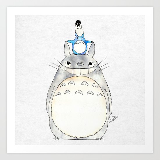 Ghibli Art Print