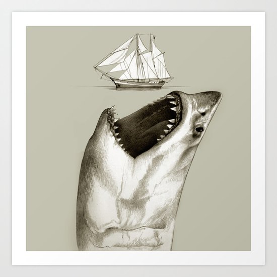 shark Art Print