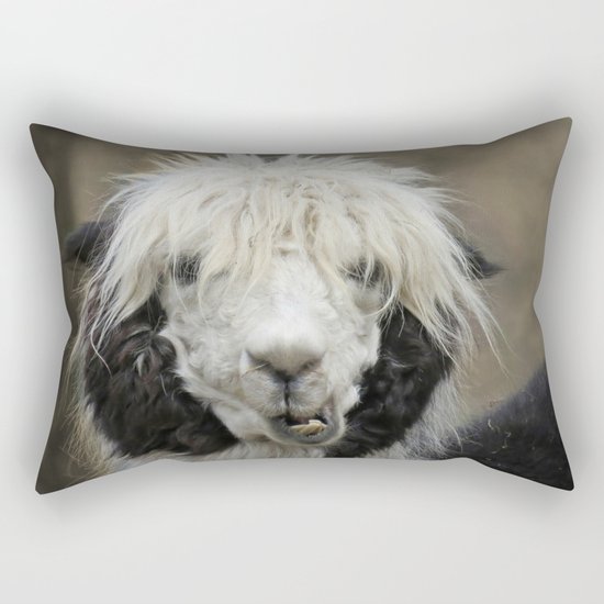 Funny alpaca Rectangular Pillow