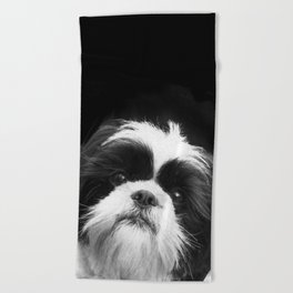 Shih Tzu Dog Beach Towel