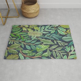 To The Forest Floor Area & Throw Rug