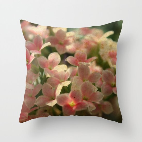 Cute Flowers Throw Pillow