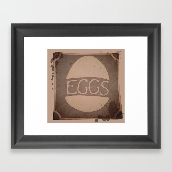 Eggs Framed Art Print