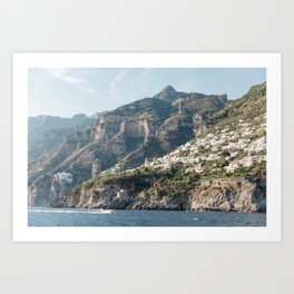 Amalfi Coastline Art Print