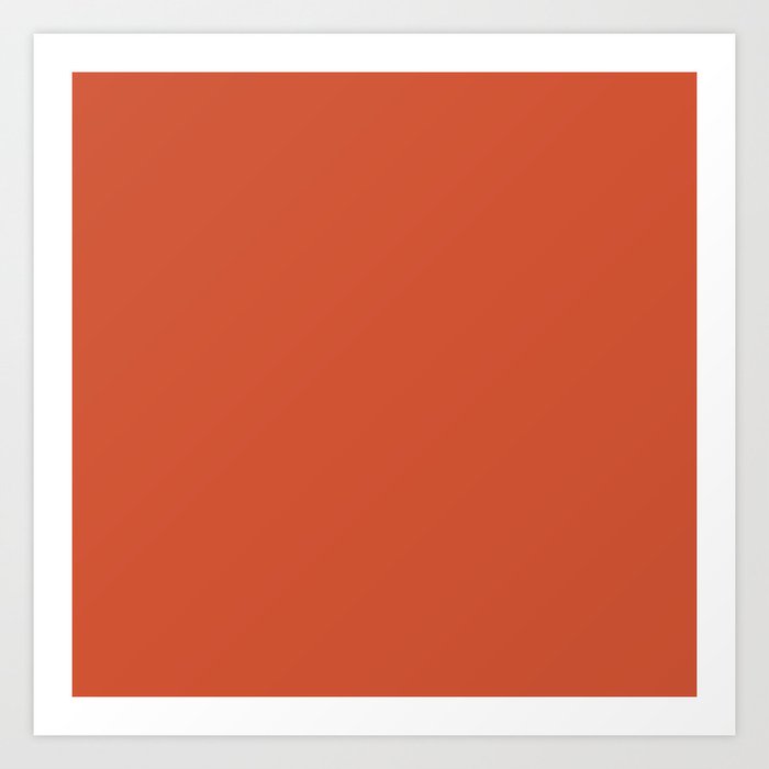 Wizzles 2021 Hottest Designer Shades Collection - Burnt Orange / Clay Art Print