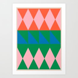 Geometric Shapes 220 Art Print