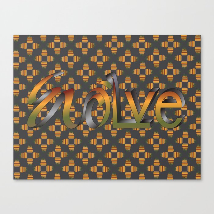 Evolve Canvas Print