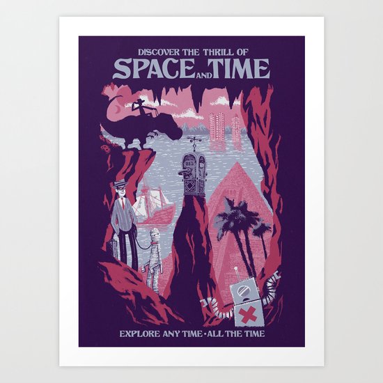 Space and Time Art Print
