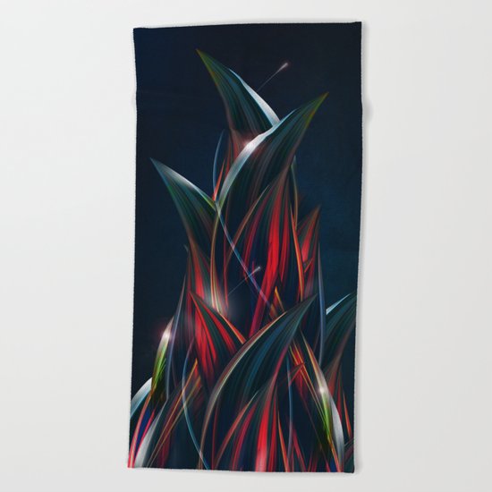 Fires of Babylon Beach Towel