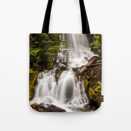 Waterfall, Mt. Rainier, Washington Tote Bag