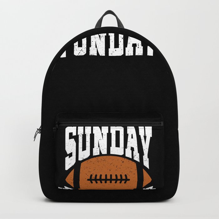 Sunday Funday Funny Football Graphic For Sport Lovers Backpack By