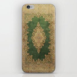 Vintage Persian Kerman Rug iPhone Skin