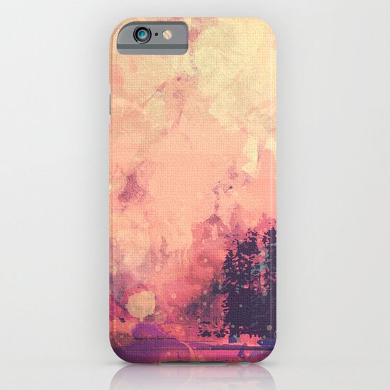 colorful forest iPhone & iPod Case