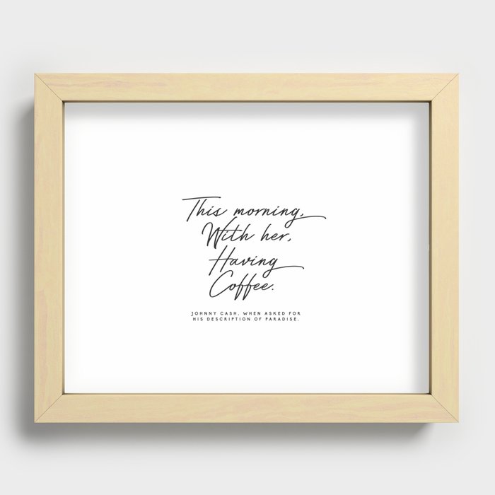 Recessed Framed Print