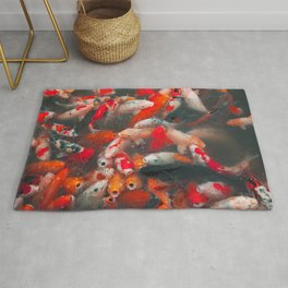 Fortune From The Koi Pond Rug