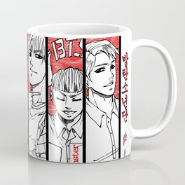 BTS - red, black & white Coffee Mug
