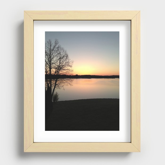 Sunsets Recessed Framed Print