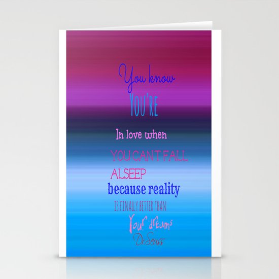 Dr. Seuss Quote Stationery Cards