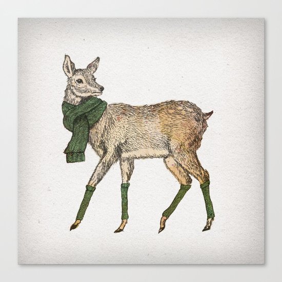 Deer Canvas Print