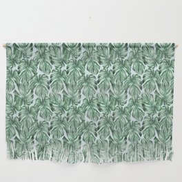 Watercolor Tropical Monstera Leaves Wall Hanging