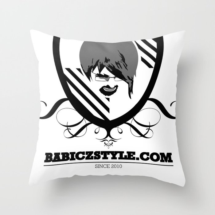 Babiczstyle Logo Throw Pillow
