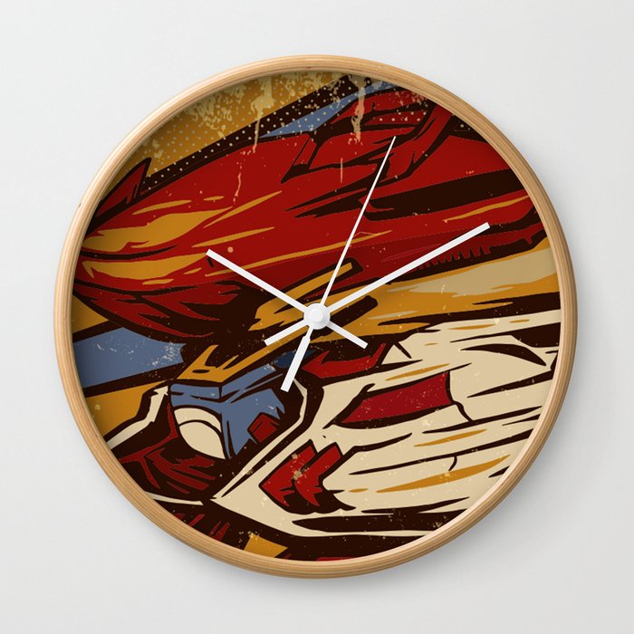 Anime Mech Wall Clock by Thomcat23 Society6