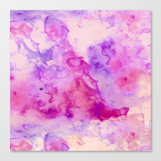 Modern Abstract Pink Purple Watercolor Wash Paint Canvas Print By Modern Abstract Pink Purple Watercolor Wash Paint Canvas Print By Ytrend Society6