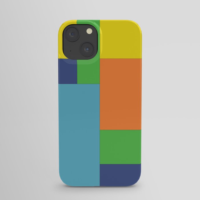 Multicolor square iPhone Case