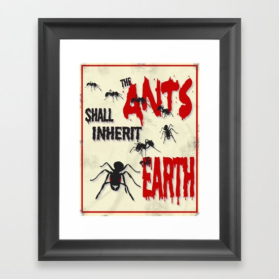 B-Movie Framed Art Print