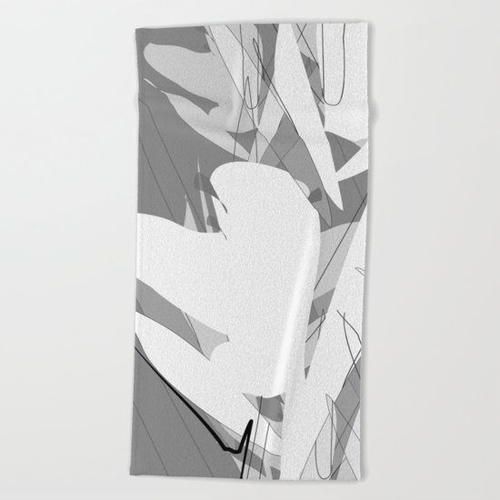 White Flowers #society6 #decor #buyart Beach Towel