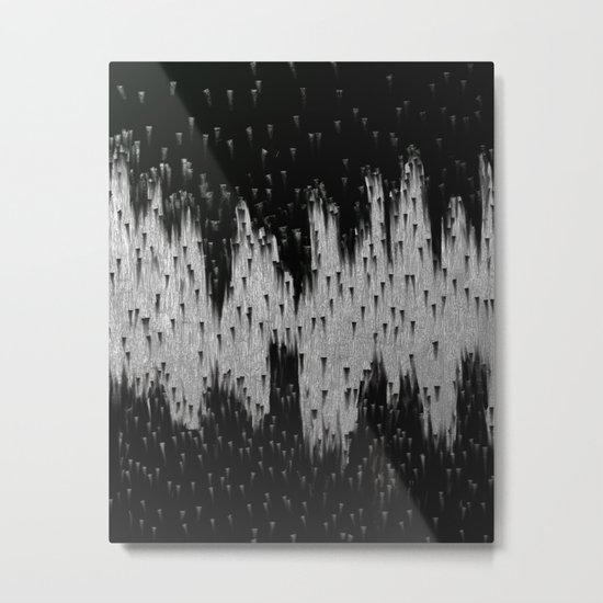 The Battle Of Contrast Metal Print