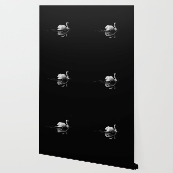 Black Swan Wallpaper By Peggieprints Society6