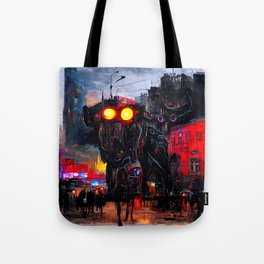 Robo-City Tote Bag