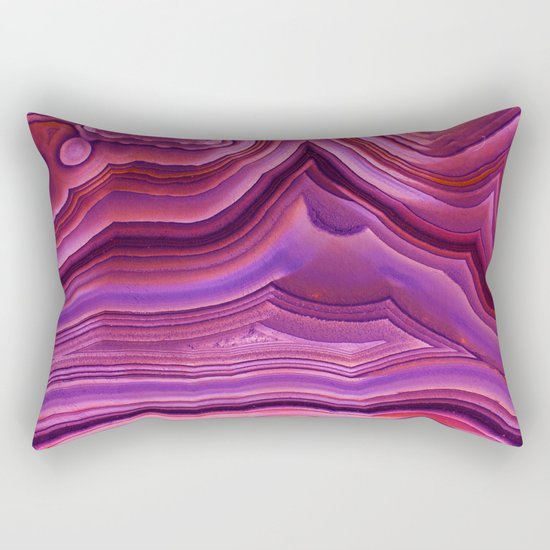 Mystic agate stone Rectangular Pillow