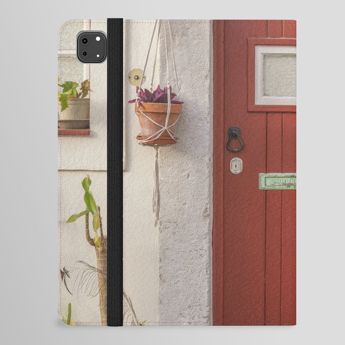 The red door nr. 25 - Alfama Lisbon Portugal - street and travel photography iPad Folio Case